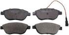 Brake Pad Set, disc brake DENCKERMANN B110186