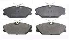 Brake Pad Set, disc brake DENCKERMANN B110653