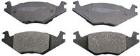 Brake Pad Set, disc brake DENCKERMANN B110836