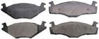 Brake Pad Set, disc brake DENCKERMANN B110833