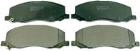 Brake Pad Set, disc brake DENCKERMANN B111015