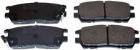 Brake Pad Set, disc brake DENCKERMANN B111089