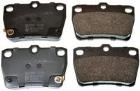Brake Pad Set, disc brake DENCKERMANN B111166