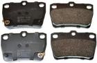 Brake Pad Set, disc brake DENCKERMANN B111166